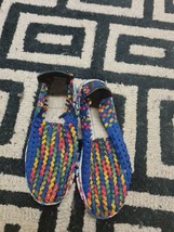 Multicolored Blue Shoes For Women Size 6uk Express Shipping - £10.61 GBP