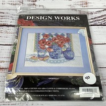 Poppies Design Works Cross Stitch Kit Unopened Complete - $24.99