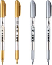 Dyvicl Metallic Markers Pens Silver and Gold Paint Pens for Black Paper ... - $366.44 MXN