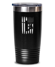 20 oz Tumbler Stainless Steel Insulated Coffee Funny Lineman American Flag  - £15.77 GBP
