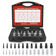 Nut and Bolt Thread Checker - 26 PCS,  Storage in Case  - £25.22 GBP