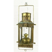 Antique Brass Great Britain 1939 Cargo Light Lantern Very Old With Great... - $136.61