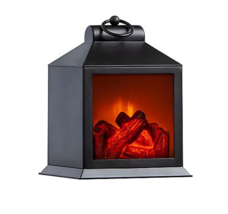 New Grayson Home Led Tabletop Fireplace Black 8 Inch Great Gift Nib - £21.03 GBP