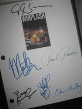 Whiplash Signed Movie Film Script Screenplay X6 Autograph Miles Teller J... - £15.94 GBP