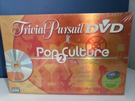 Trivial Pursuit DVD &quot;Pop Culture 2&quot; Game The Trivia Board Game 2005 - £5.53 GBP