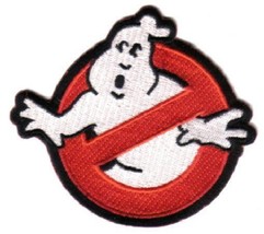 Ghostbusters Movie No Ghosts Logo 6&quot; Embroidered Jacket Patch, NEW UNUSED - £7.65 GBP