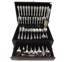 Eloquence by Lunt Sterling Silver Flatware Service For 12 Set 82 Pieces ... - £4,974.90 GBP