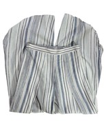DREW Women&#39;s Grey Striped Linen Blend Culottes Size XS - $493.00 MXN
