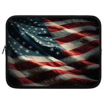 American Flag Print HP 16&quot; Sleeve - Art Laptop Sleeve - Graphic Laptop S... - $37.65