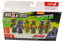 3DIT Character Creator Teenage Mutant Ninja Turtles Deluxe Refill Kit New - £10.57 GBP