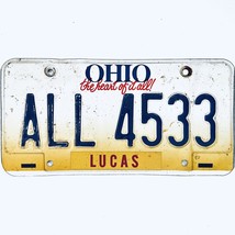 United States Ohio Lucas County Passenger License Plate ALL 4533 - $20.30 CAD