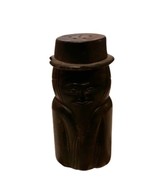 Vintage Oriental Heavy Ebonized Carved Salt OR Pepper Shaker - $27.84