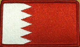 Bahrain Flag Iron-On Patch Embroidered Morale Patch #23 (Red Border) - $5.93
