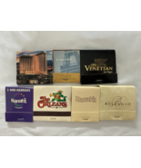 Lot of 7 Vintage Las Vegas Casino Matchbooks – Bellagio, Venetian, Paris... - $29.44