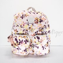 NWT Kipling KI0367 Fiona Travel Medium Backpack Polyester Falling Floral Multi - £63.67 GBP