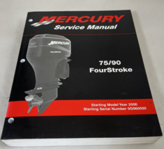 Mercury 75/90 Fourstroke Servizio Negozio Manuale 90-858895R02 Aprile 2000 2003 - $119.88