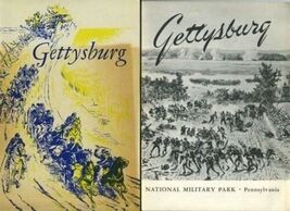 1954 Gettysburg National Military Park Booklets Pennsylvania Park Service - $14.89