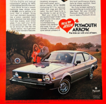 1977 Plymouth Arrow Advertisement Vintage Automobilia Classic GT Chrysle... - $459.01 MXN