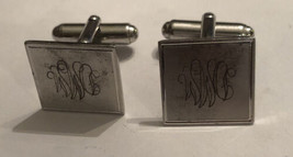 Anson Vintage Sterling Silver Ornate Design Pair Of Cufflinks - £11.14 GBP