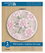 Leisure Arts Wild Angelica 6 Inch Embroidery Kit 56810 - $12.66