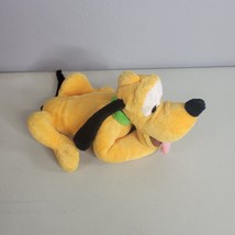 Disney Parks Pluto Plush with Collar Laying Down 8 in Long Without Tail - £9.75 GBP