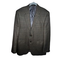 Vintage Lauren Ralph Lauren 42R Houndstooth LambsWool Blazer Jacket Spor... - $67.69