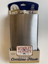 New Huge 64 Oz Stainless Overtime Flask Wembley Tailgate - £5.12 GBP