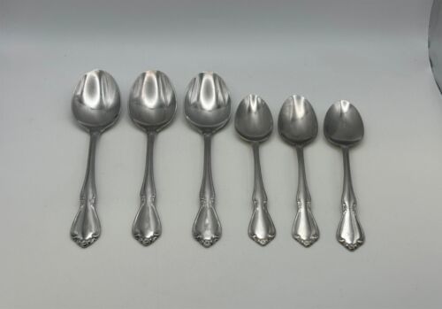 Oneida Stainless Steel CHATEAU 3 x Teaspoons and 3 x Place Spoons - $39.99