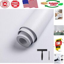 Peel &amp; Stick White Contact Paper 118&quot; x 17.7&quot; - Stain Resistant Decor So... - $15.88 CAD