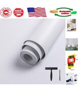 Peel &amp; Stick White Contact Paper 118&quot; x 17.7&quot; - Stain Resistant Decor So... - $11.28