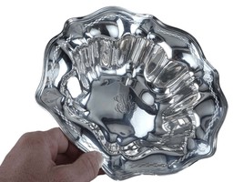 C1910 Frank Whiting American Sterling Art Nouveau pierced bowl with hand etched - £387.21 GBP