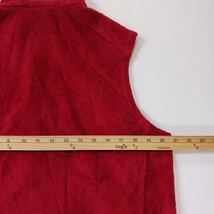 Columbia Granite Mountain Fleece Vest Men's Medium Red Full Zip Pockets XM1024 image 6
