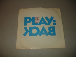 Play:Back Columbia 4 Song Promo 7&quot; 33 1/3 Janis Ian, Argent, Michael Mur... - £15.06 GBP