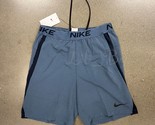 NWT New Nike DM6613-451 Men Dri-FIT Flex 8&quot; Training Shorts Diffused Blu... - $34.95