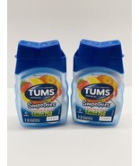 2 X TUMS Smoothies Extra Strength Assorted Fruit Antacid Chewable Tablet... - $10.79