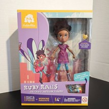 Ruby Rails Skydive Action Figure With Parachute Toy Doll Age 4 + New - £14.28 GBP