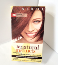 Clairol Natural Instincts 30 Rosewood Dark Auburn Brown 28 Washes 4R - £21.19 GBP