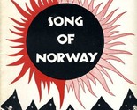 Song of Norway Souvenir Program &amp; Program Paul Winston&#39;s 1957 Columbus Ohio - £17.17 GBP