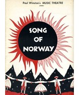Song of Norway Souvenir Program &amp; Program Paul Winston&#39;s 1957 Columbus Ohio - £17.08 GBP