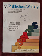 Rare Publishers Weekly Magazine March 1 1976 Passages Gail Sheehy Archibald Cox - £12.67 GBP