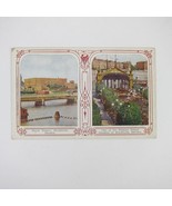 Postcard Stockholm Sweden Royal Palace &amp; Famous Island Gardens Antique U... - £7.85 GBP