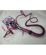 Sexy Black Pink Cowgirl Costume Whip Western Rodeo Dominatrix Approx 6 F... - $342.41 MXN