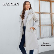 GASMAN 2023 Brand Fashion Women&#39;s spring Down jacket Autumn Women Coat Long park - £129.62 GBP