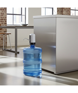 Automatic Water Dispenser, USB Powered, LED Light, White and Black - $11.99