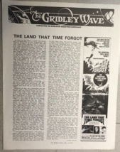 THE GRIDLEY WAVE #54 (1974) 2-page Edgar Rice Burroughs Tarzan fanzine - €12,85 EUR