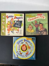 3 Vintage Howdy Doodys 45 Records Christmas Party Laughing Circus Do&#39;s Don&#39;ts - £27.49 GBP