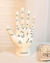 Ebros Psychic Fortune Teller Chirology Palmistry Hand Palm Figurine (White) - $21.99
