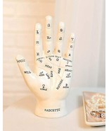 Ebros Psychic Fortune Teller Chirology Palmistry Hand Palm Figurine (White) - $30.17 CAD