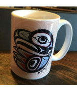 VINTAGE DOUG LA FORTUNE &quot;Eagle&quot; Akuastyle Mug Canada Native Pattern - £15.56 GBP