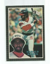 Harold Baines (Chicago White Sox) 1985 Donruss Jumbo Card (3 1/2&quot; X 5&quot;) #58 - £2.35 GBP